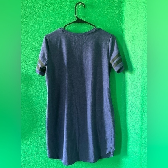 FOREVER 21 Blue T-Shirt Dress Size Small - Picture 3 of 4